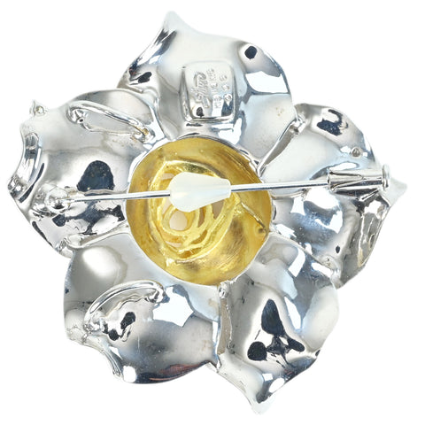 [Pre-owned] Shunichi Tamura K18/K18WG DIAMOND Diamond Pendant Brooch, D0.08ct, 19.9g 