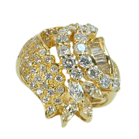 【中古】K18YG DIAMOND ダイヤモンドリング D2.03ct 6.8g #12