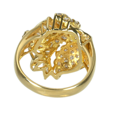 【中古】K18YG DIAMOND ダイヤモンドリング D2.03ct 6.8g #12