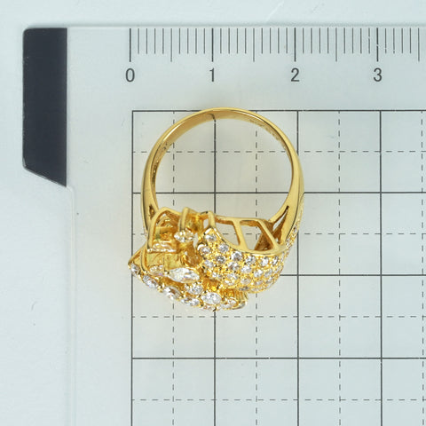 【中古】K18YG DIAMOND ダイヤモンドリング D2.03ct 6.8g #12