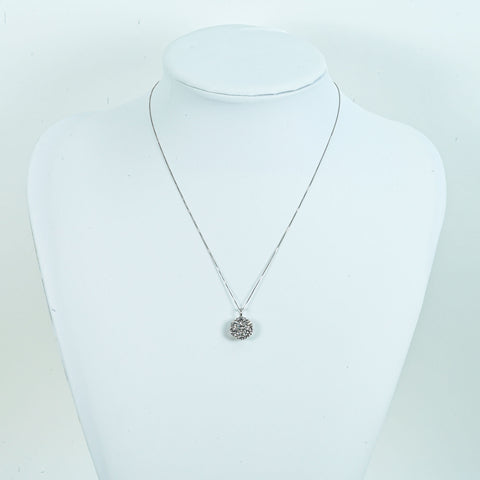 【中古】PT850/PT900 DIAMOND Necklace ダイヤモンドペンダントネックレス D2.02ct Fカラー SI2クラス GoodカットCGLソーティング 5.0g