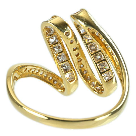 [Used] K18YG DIAMOND RING Diamond Ring D1.00ct 5.0g #21 