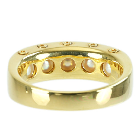【中古】TASAKI タサキ K18YG PEARL RING パールリング P4.0-5.0mm 8.2g #15ONE PRICE