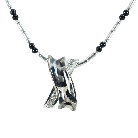 【中古】 せきかず Partina（パルティーナ）Necklace K18WG DIAMOND ダイヤモンドペンダントネックレス 9.2g