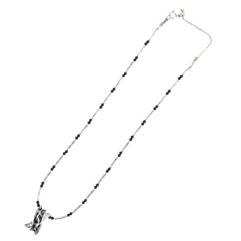 [Pre-owned] Sekikazu Partina Necklace, 18K White Gold, Diamond Pendant Necklace, 9.2g 