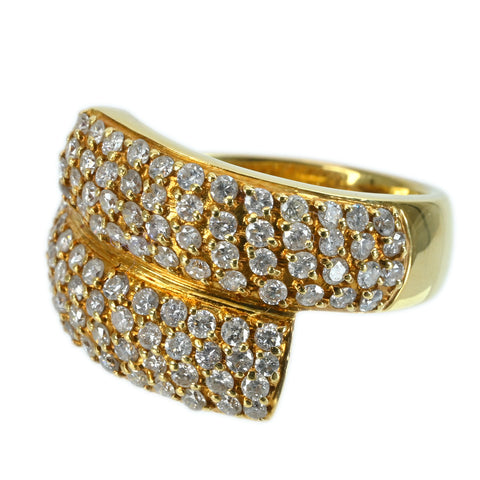 【中古】K18YG DIAMOND RING ダイヤモンドリング D1.51ct 10.7g #12