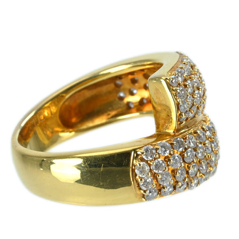 【中古】K18YG DIAMOND RING ダイヤモンドリング D1.51ct 10.7g #12