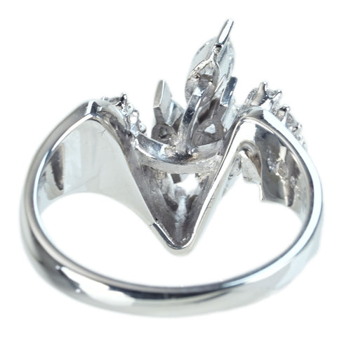 【中古】PT900 DIAMOND RING ダイヤモンドリング 0.50ct D0.268ct 9.1g #12
