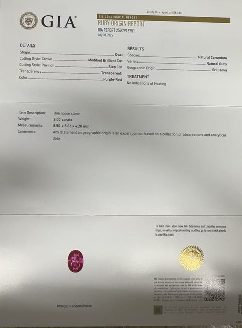 【中古】PT900 RUBYスリランカ産非加熱ルビーリング RING R2.00ct D0.95ct GIA鑑別書 6.2g #12