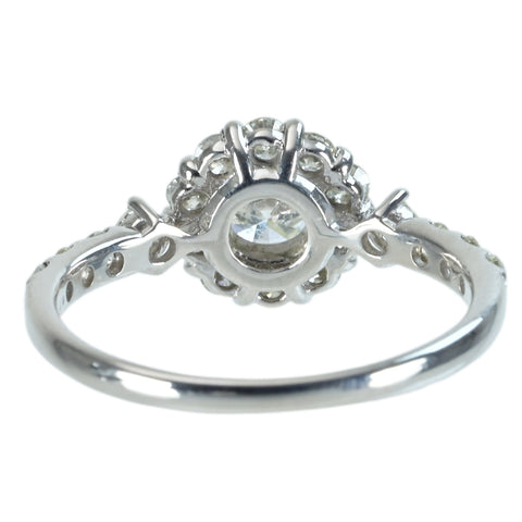 【中古】PT900 DIAMOND RING ダイヤモンドリング 0.330ct D0.55ct 2.3g #8