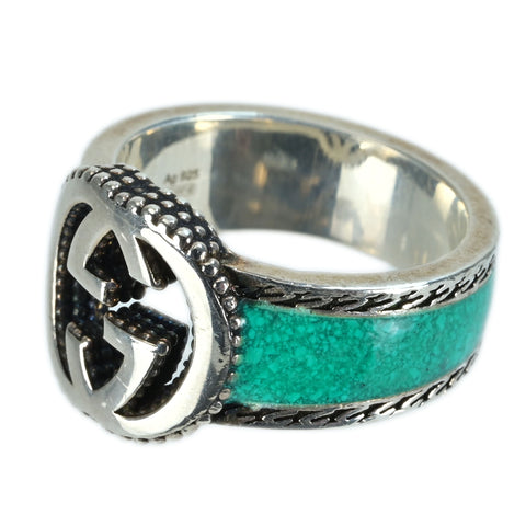 【中古】GUCCI グッチ SV インターロッキングGリング 6.9g #12.5 ONE PRICE