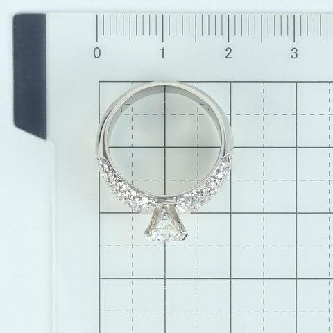 【中古】PT900 DIAMOND RING ダイヤモンドリング 1.002ct Iカラー SI2クラス D1.005ct CGL鑑定書 12.1g #12