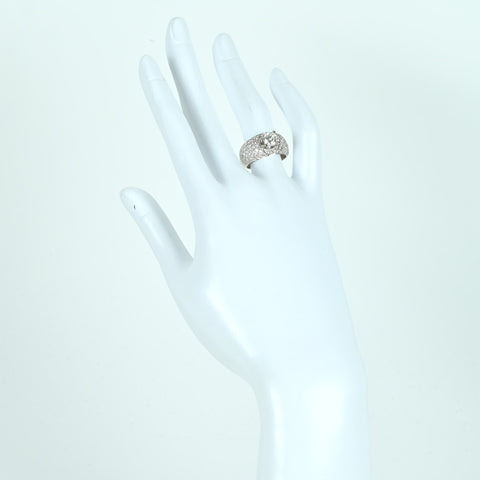 【中古】PT900 DIAMOND RING ダイヤモンドリング 1.002ct Iカラー SI2クラス D1.005ct CGL鑑定書 12.1g #12