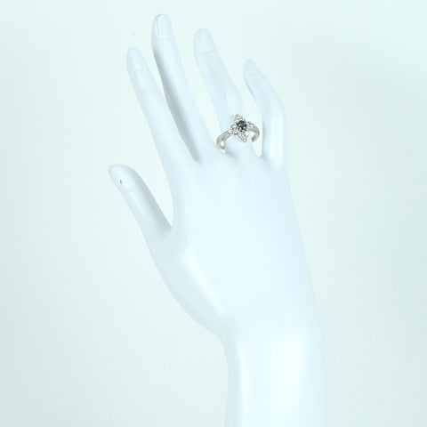 【中古】MIKIMOTO ミキモト PT950 ALEXANDRITE RING アレキサンドライトリング A0.42ct D0.62ct 6.1g #15 ONE PRICE