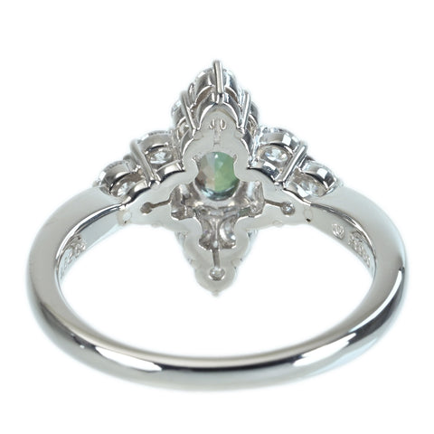 【中古】MIKIMOTO ミキモト PT950 ALEXANDRITE RING アレキサンドライトリング A0.42ct D0.62ct 6.1g #15 ONE PRICE