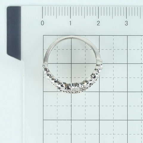 【中古】JUSTIN DAVIS ジャスティン・デイビス K18WG DIAMOND RING ダイヤモンドリング D0.15ct 8.2g ONE PRICE