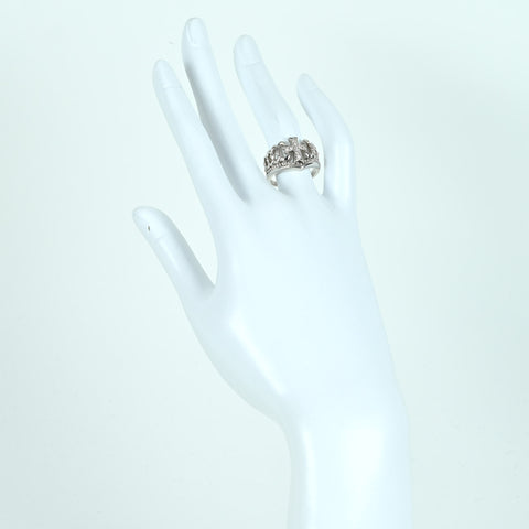 【中古】JUSTIN DAVIS ジャスティン・デイビス K18WG DIAMOND RING ダイヤモンドリング D0.15ct 8.2g ONE PRICE