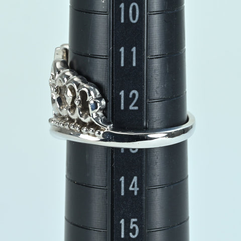 【中古】JUSTIN DAVIS ジャスティン・デイビス K18WG DIAMOND RING ダイヤモンドリング D0.15ct 8.2g ONE PRICE