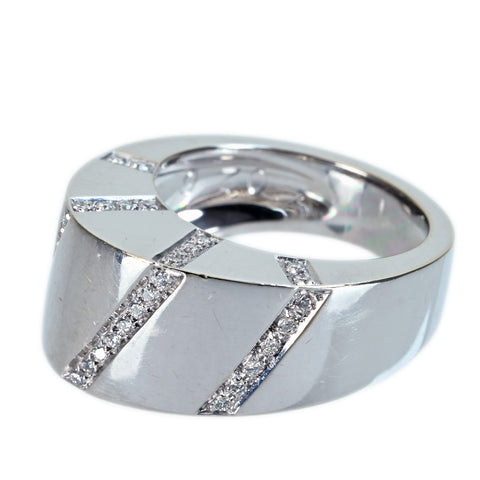 【中古】Ponte Vecchio ポンテ・ヴェッキオ K18YG DIAMOND RINGダイヤモンドリング D0.26ct 13.9g #10 ONE PRICE