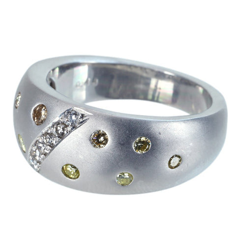 【中古】PT900 DIAMONDダイヤモンドリング D0.44ct 15.1g #14