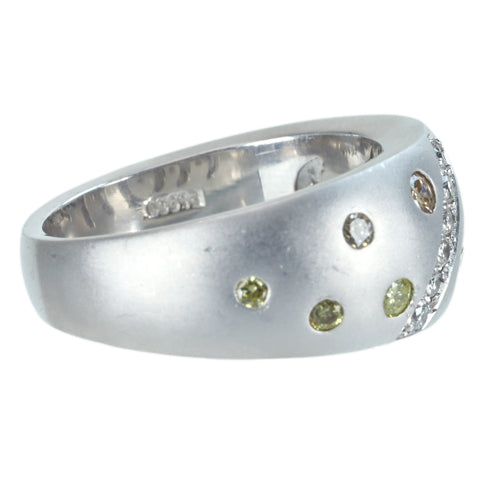 【中古】PT900 DIAMONDダイヤモンドリング D0.44ct 15.1g #14