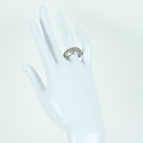 【中古】PT900 DIAMONDダイヤモンドリング D0.44ct 15.1g #14