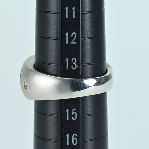 【中古】PT900 DIAMONDダイヤモンドリング D0.44ct 15.1g #14