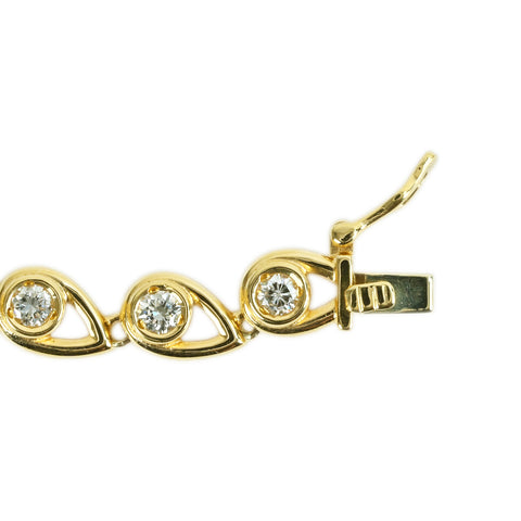 【中古】K18YG DIAMOND NECKLACE ダイヤモンドネックレス D5.02ct 35.7g