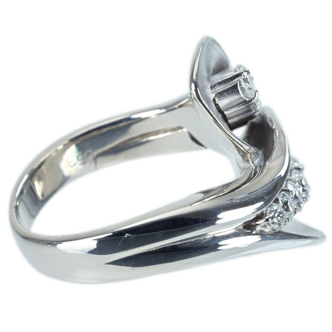 【中古】 PT900 DIAMOND RING ダイヤモンドリング D0.63ct 14.8g #12
