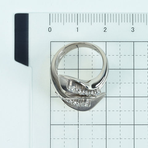 【中古】 PT900 DIAMOND RING ダイヤモンドリング D0.63ct 14.8g #12