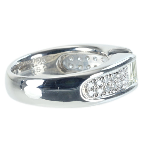 【中古】 PT900 DIAMOND RING ダイヤモンドリング 0.25ct D0.52ct 11.0g #11.5