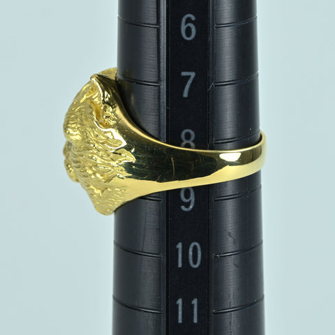 [Pre-owned] K18YG CATS EYE RING Cat's Eye Ring CE0.02ct 6.0g #8 