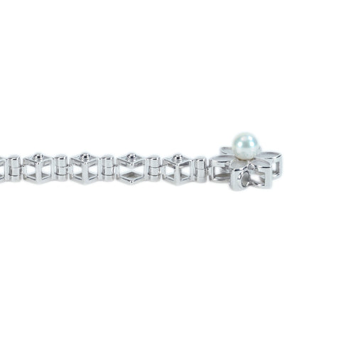 【中古】TASAKIタサキ K18WG AKOYA PEARL NECKLACE アコヤパールペンダントネックレス P4.5mm 7.7g ONE PRICE