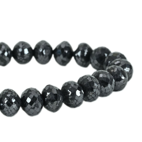 【中古】SV BLACK DIAMOND NECKLACE ブラックダイヤモンドネックレス BD337.90ct 70g