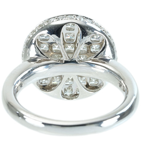 【中古】K18WG DIAMOND RING インヴィジブルセッティングダイヤモンドリング D2 47ct 7.9g #12