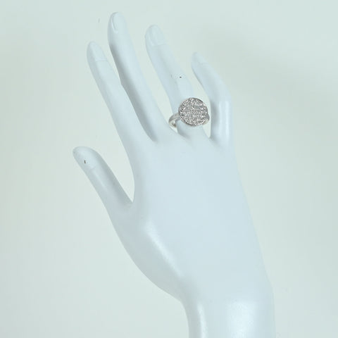 【中古】K18WG DIAMOND RING インヴィジブルセッティングダイヤモンドリング D2 47ct 7.9g #12