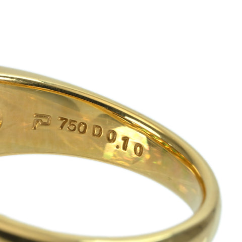 【中古】POLA ポーラ K18YG GREEN GARNET RING グリーンガーネットリング G0.85ct D0.10ct 7.0g #13.5 ONE PRICE