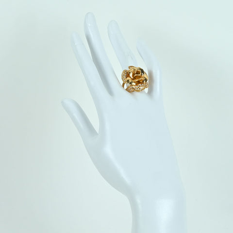 [Used] K18YG DIAMOND RING Diamond Ring D0.65ct 14.7g #14 