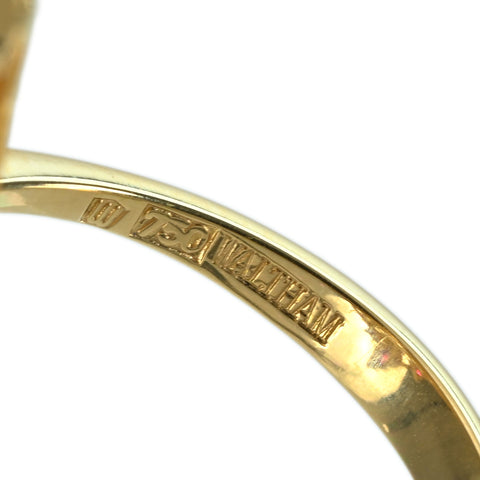 【中古】WALTHAM ウォルサム K18YG RUBY RING ルビーリング ソーティング 8.5g #11 ONE PRICE