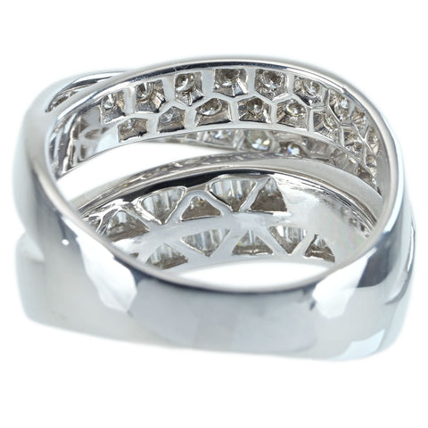 【中古】K18WG DIAMOND RING ダイヤモンドリング D1.26ct 9.5g #14