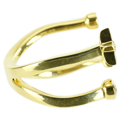 【中古】K18YG DIAMOND RING ダイヤモンドリング D0.085ct 5.8g #12.5