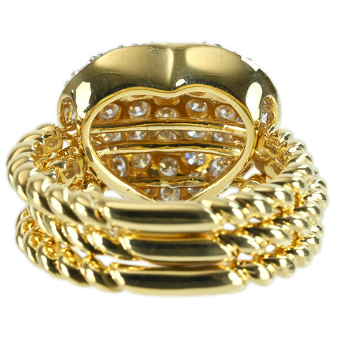 【中古】K18YG DIAMOND RING ダイヤモンドリング D1.01ct 10.5g #9.5