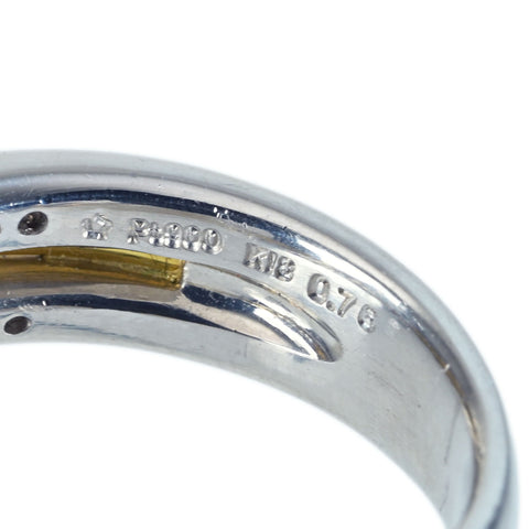 【中古】PT900/K18YG DIAMOND RING ダイヤモンドリング D0.76ct 10.5g #13