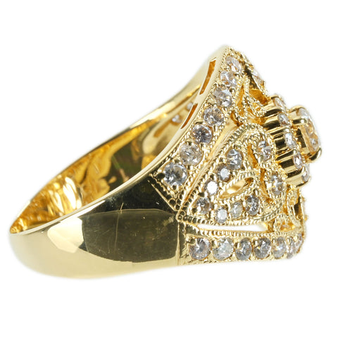 【中古】K18YG DIAMOND RING ダイヤモンドリング D1.00ct 6.1g #13