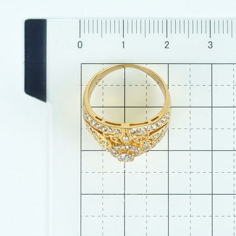 【中古】K18YG DIAMOND RING ダイヤモンドリング D1.00ct 6.1g #13
