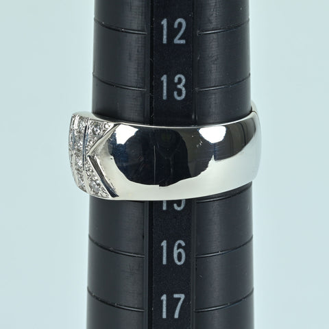 【中古】PT900 DIAMOND RING ダイヤモンドリング D0.56ct 12.2g #14