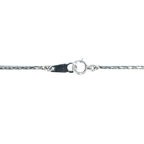 【中古】PT850/K18/PT900 SAPPHIRE NECKLACE サファイアペンダントネックレス S0.55ct D0.59ct 9.9g 40cm