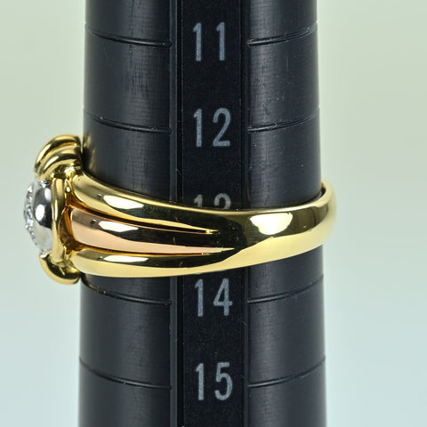 【中古】DAMIANI ダミアーニ K18YG/K18PG DIAMOND RING ダイヤモンドリング 5.7g ＃13 ONE PRICE
