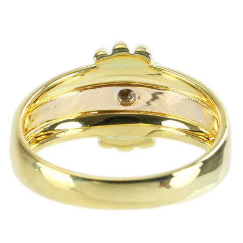 【中古】DAMIANI ダミアーニ K18YG/K18PG DIAMOND RING ダイヤモンドリング 5.7g ＃13 ONE PRICE