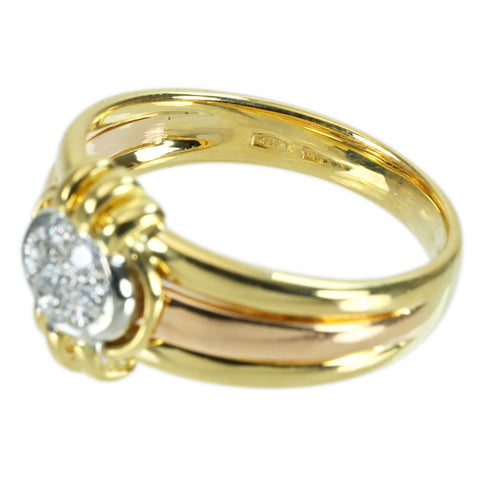 【中古】DAMIANI ダミアーニ K18YG/K18PG DIAMOND RING ダイヤモンドリング 5.7g ＃13 ONE PRICE